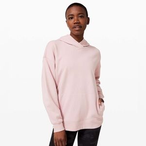 Lululemon Perfectly Oversized Hoodie Sweatshirt in Feather Pink Size 8